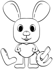 cartoon rabbit