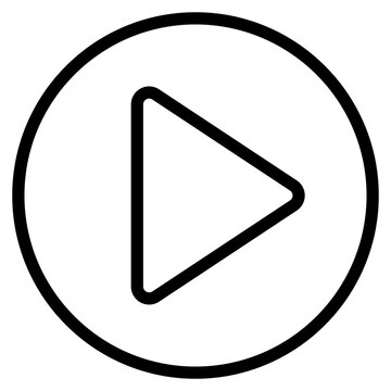 recommend clip art: play button icon vector symbol. music video start sign.