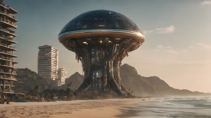 Alien Housing Background Very Cool