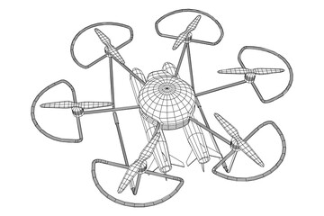 Military Combat Bomber Drone