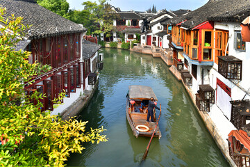 Zhujiajiao is an ancient town located in the Qingpu District of Shanghai.This is a water town was established about 1,700 years ago