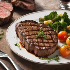 Delicious Steak Background