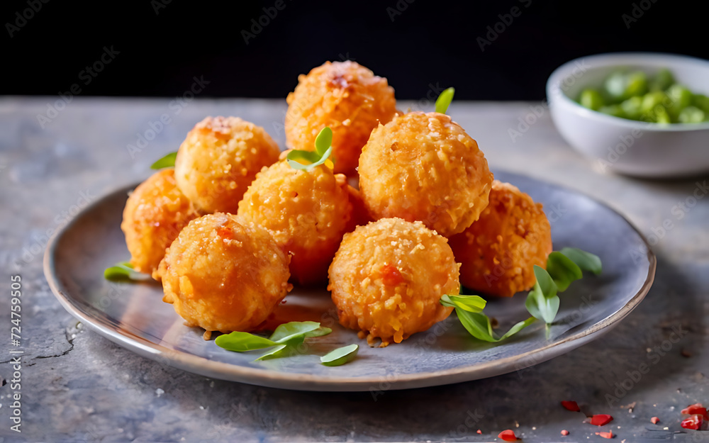 Canvas Prints Capture the essence of Arancini in a mouthwatering food photography shot