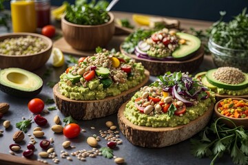 Vegan food restaurant