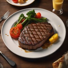 Delicious Steak Background