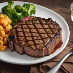 Delicious Steak Background