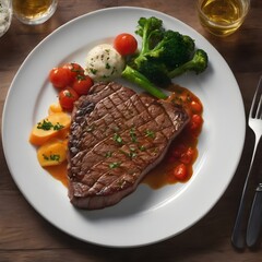 Delicious Steak Background
