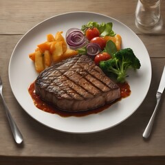 Delicious Steak Background