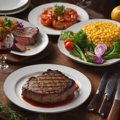 Delicious Steak Background