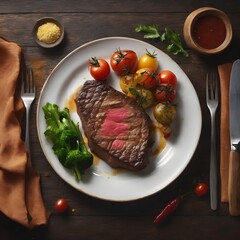 Delicious Steak Background