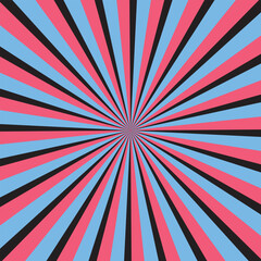 radial lines. pop art background