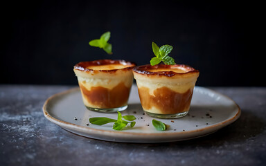 Capture the essence of Pastel De Nata in a mouthwatering food photography shot