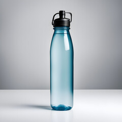 a water bottle on white isolated background