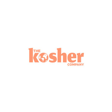 Kosher Vector graphic logo design. Company business font. Download it Now