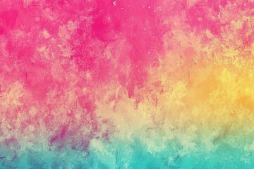 Vibrant Gradient Canvas: A colorful pink, yellow, and turquoise gradient noisy grain background texture, creating a vibrant and dynamic canvas for your design