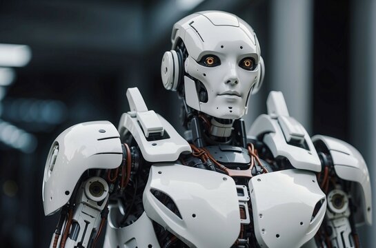 Rust Whispers Wisdom: A weathered, vintage robot stands guard over a forgotten world.