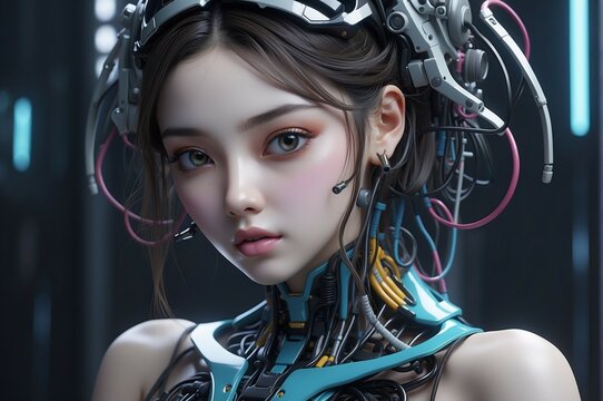 Beyond Binary: A human and a robot reach out, bridging the gap between flesh and metal.