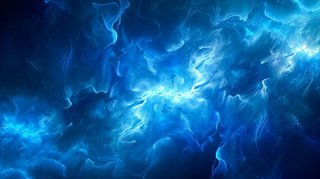 Blue abstract futuristic technology, cloud and data background