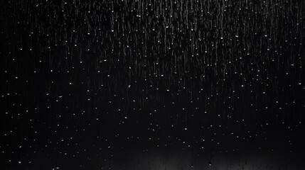 A black and white photo capturing a rain shower. Perfect for adding a dramatic touch to any project