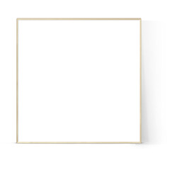 Empty various style of light wood photo wall frame isolated on plain background ,suitable for your...