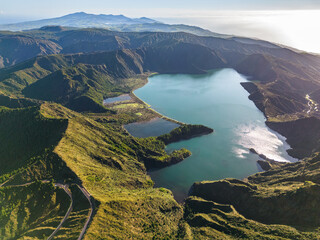 Lake fire or "Lagoa do Fogo" is a volcanic lake in the island of São Miguel in the Azores, Portugal