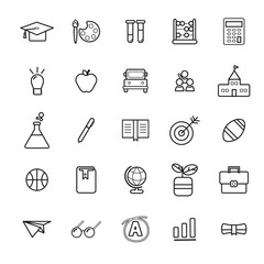 set of icons