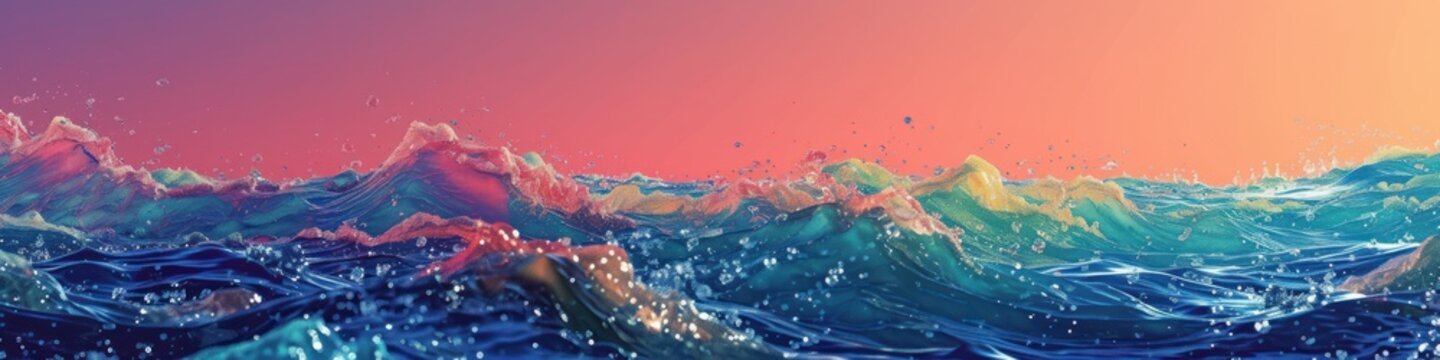 Digital ebbs and flows in a sea of pixels