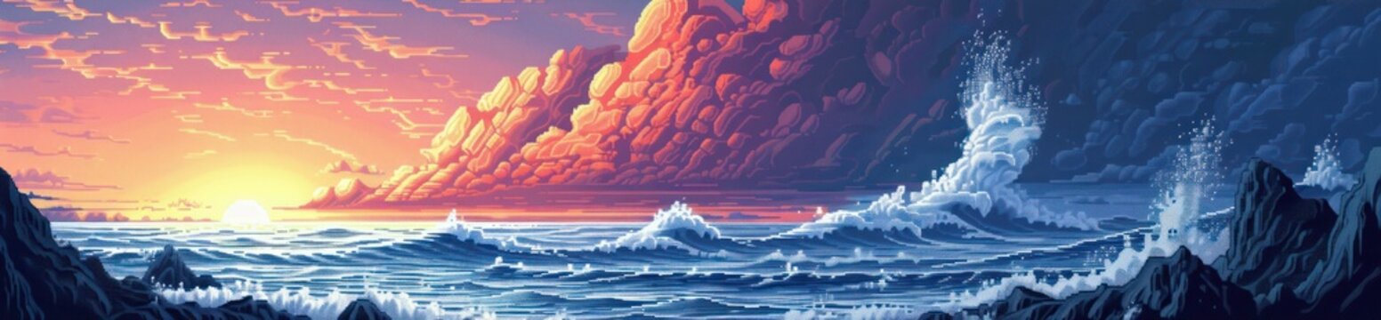 Digital ebbs and flows in a sea of pixels