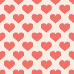 seamless background with hearts