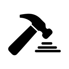 Hammer Tool Vector Icon
