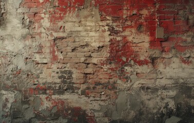 A rough, worn, and decayed empty background illustration with grunge textures, showcasing weathered, rustic, and aged elements.