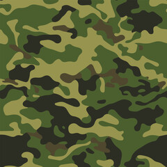 Fototapeta premium Camouflage pattern, seamless camo, military pattern 