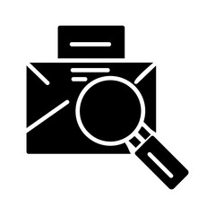 Magnifier Male Vector Icon