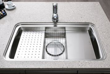 キッチン大型シンク（オプション付き）