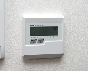 床暖房コントローラ、日本の住宅設備