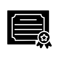 Certificate Vector Icon