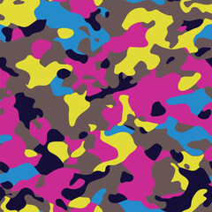 Camouflage pattern, seamless camo, military pattern 