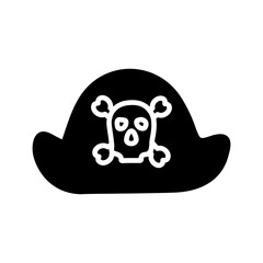 Pirate in Hat Vector Icon © Malik Grafix