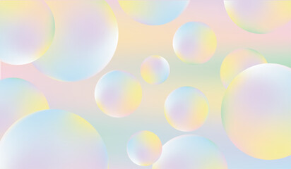 colorful abstract background, gradient, pastel, bubble