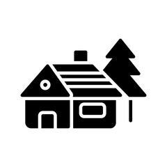 Cabin Vector Icon