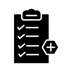 Medical Clipboard Vector Icon