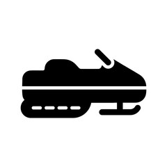 Snowmobile Vector Icon