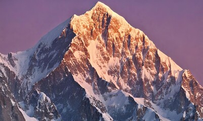 Enchanting Peaks: Pakistan's K2 Summit at Dawn