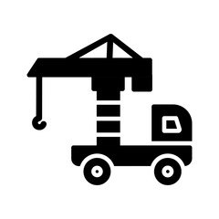 Lifter Crane Vector Icon
