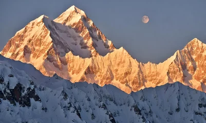 Poster de jardin K2 Enchanting Peaks: Pakistan's K2 Summit at Dawn