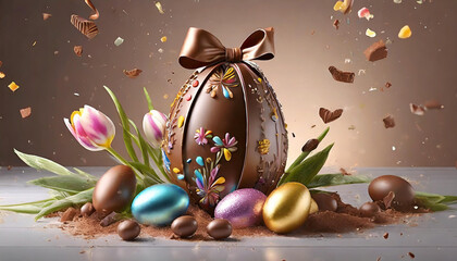 Chocolate easter egg