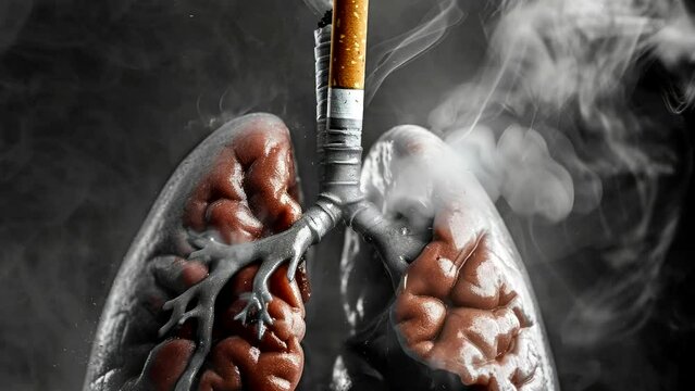 The adverse effects of smoking on the lungs