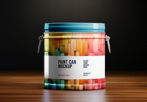Paint Bucket Mockup Generated with AI