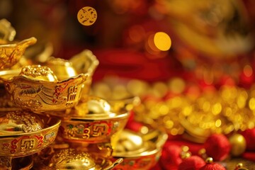 Fototapeta na wymiar China's gold bullion wealth