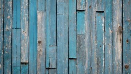 
a wall or floor made of light blue boards, the paint on which has rubbed off. Image for decoration and design